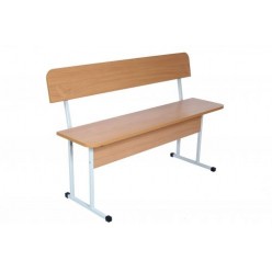 2-seat bench with a backrest, height group №6